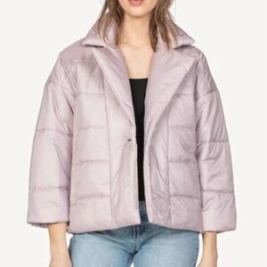 Lilla P Notch Collar Quilted Jacket